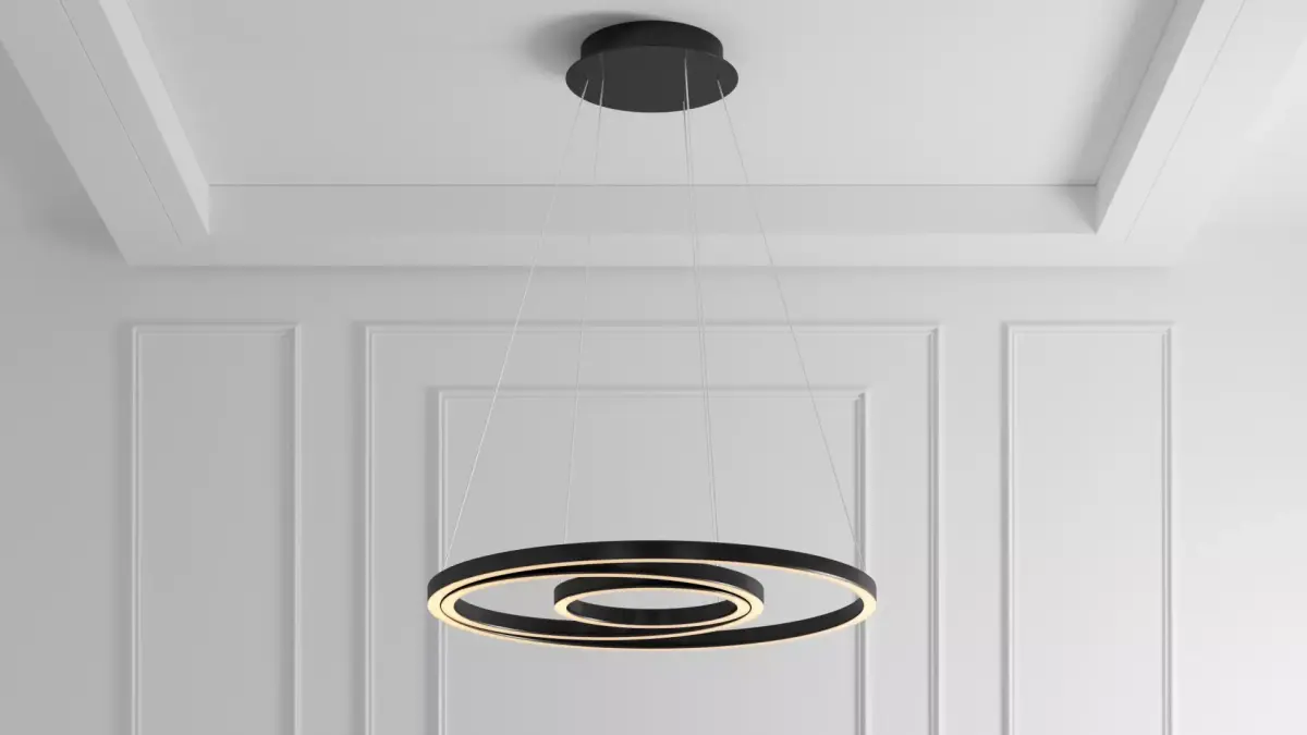 Modern Circular LED Ceiling Light Free 3D model