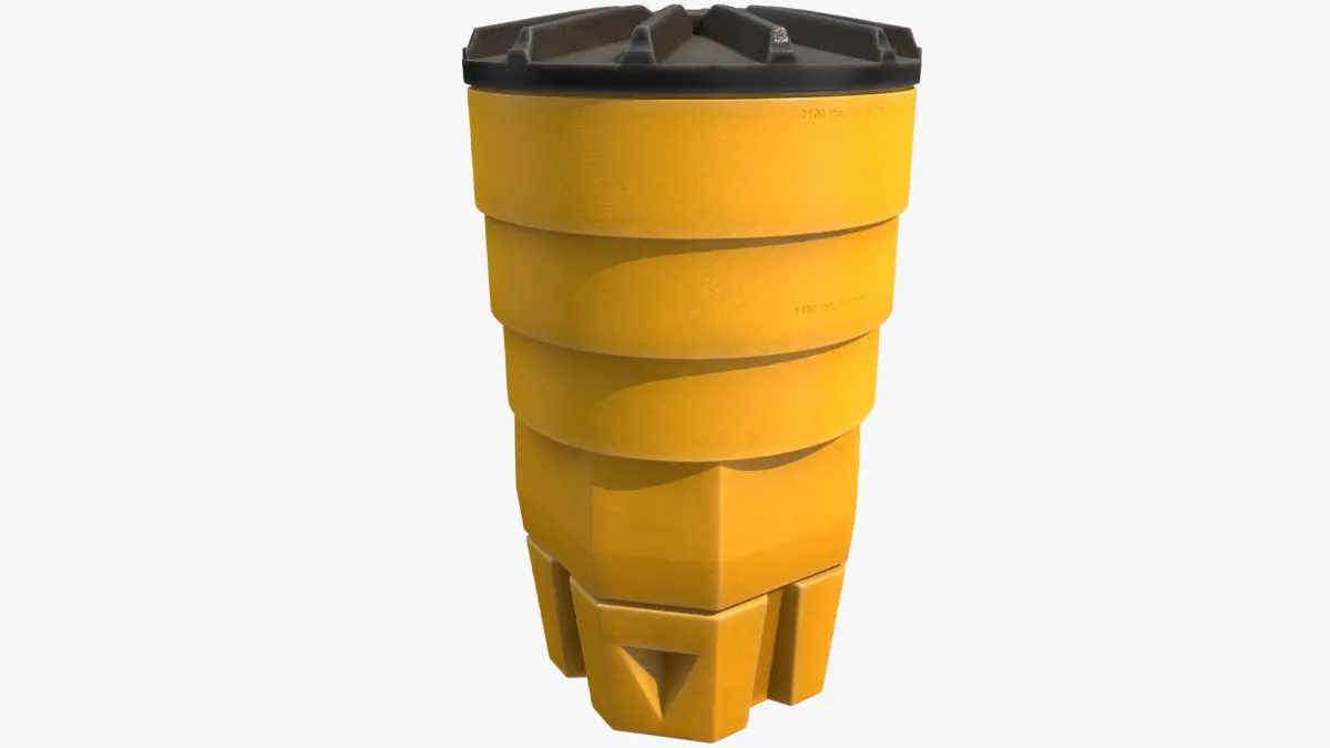 Sand Barrel 3D model