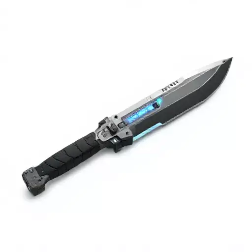 Cyber Knife Low-poly 3D model