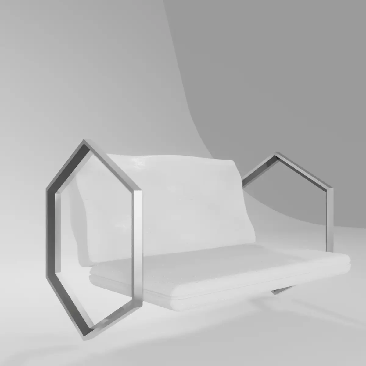 3D luxurious furniture Free low-poly 3D model