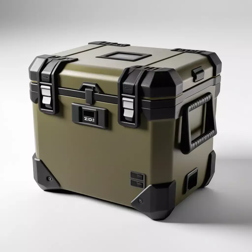 Rugged Tactical Storage Box 3D model