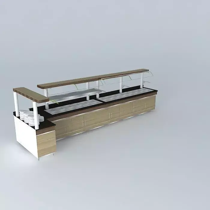 Kit-007 Mesa Self Service por: Alex Marques Free 3D model
