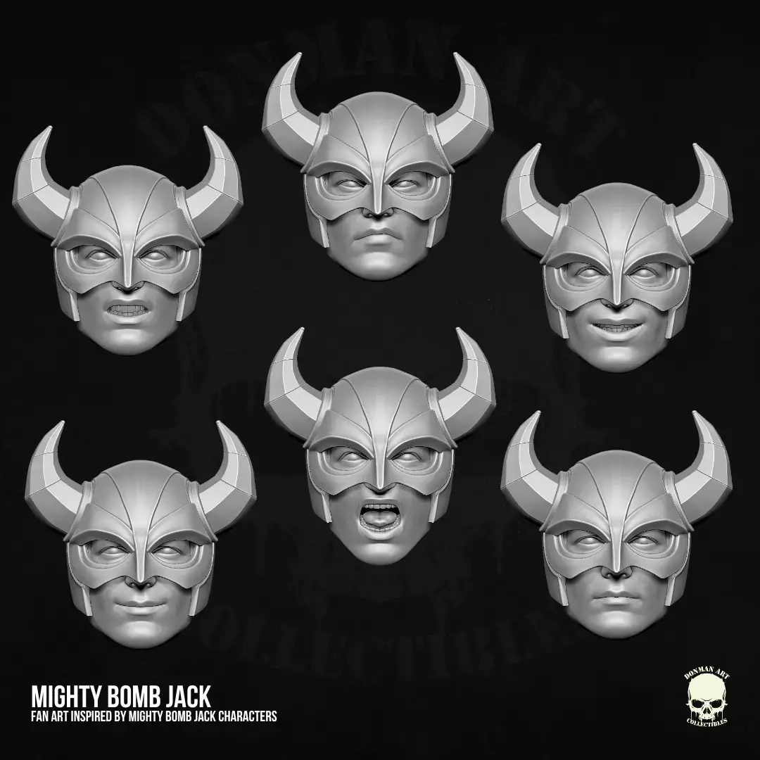 Mighty Bomb Jack 3D Printable Files for Action Figures 3D print model