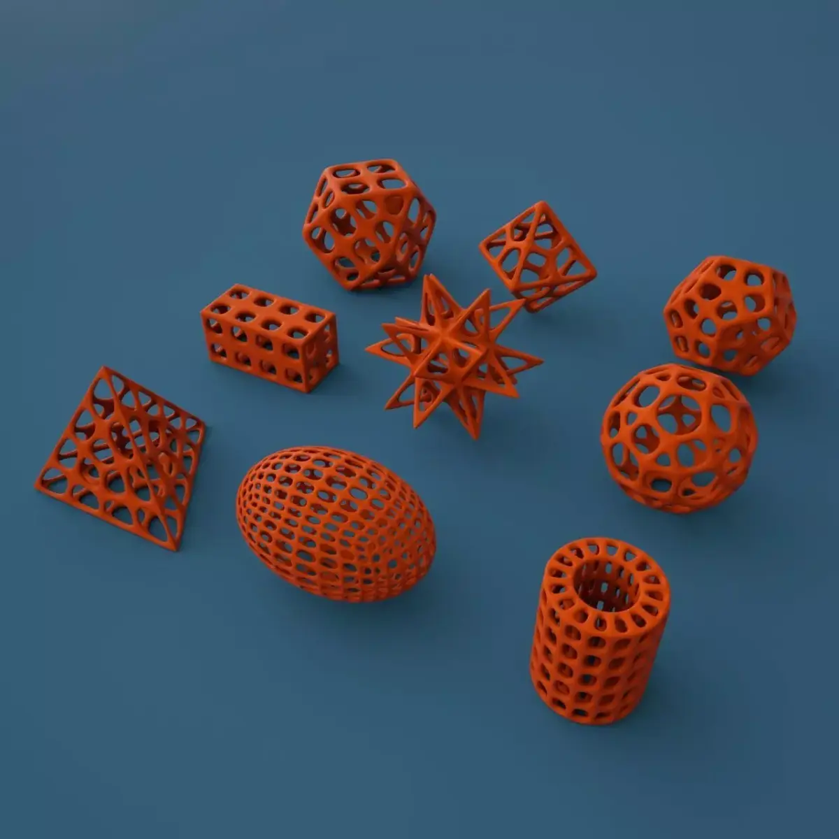 Standard geometric primitives 2 3D print model