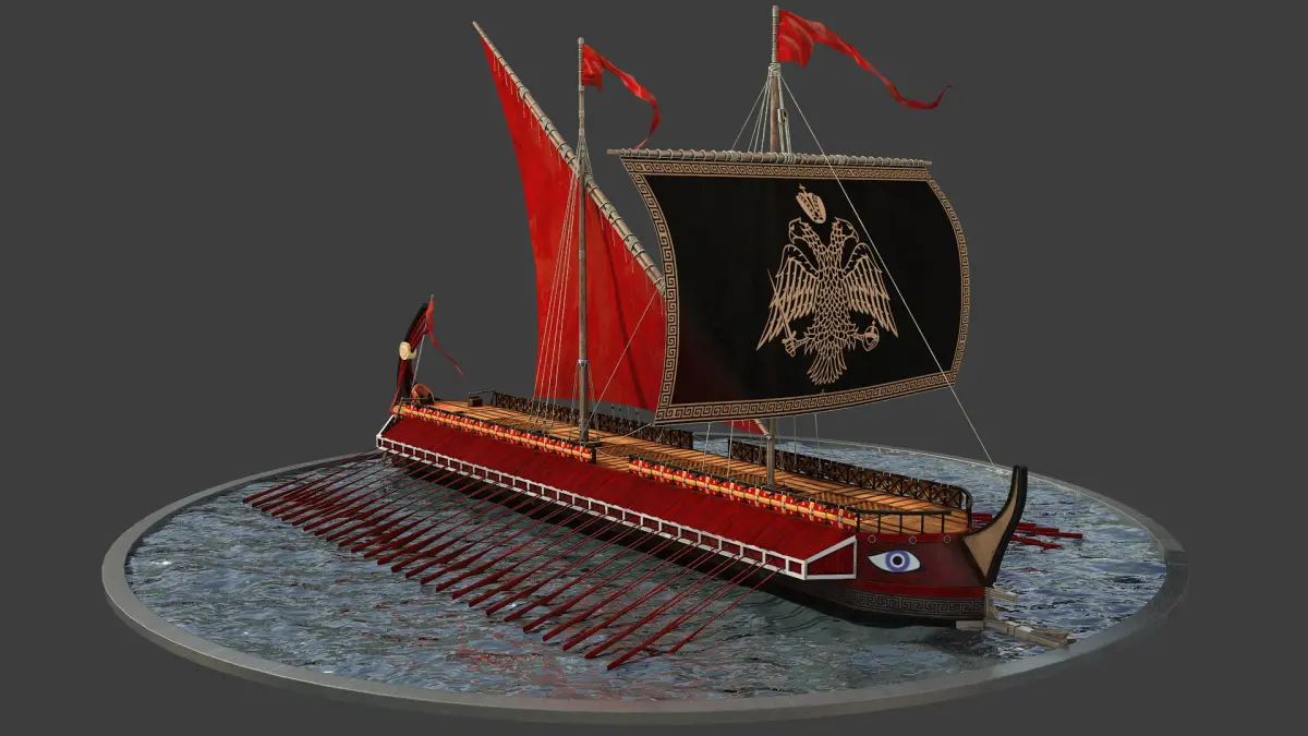 Greek Warship 3D model