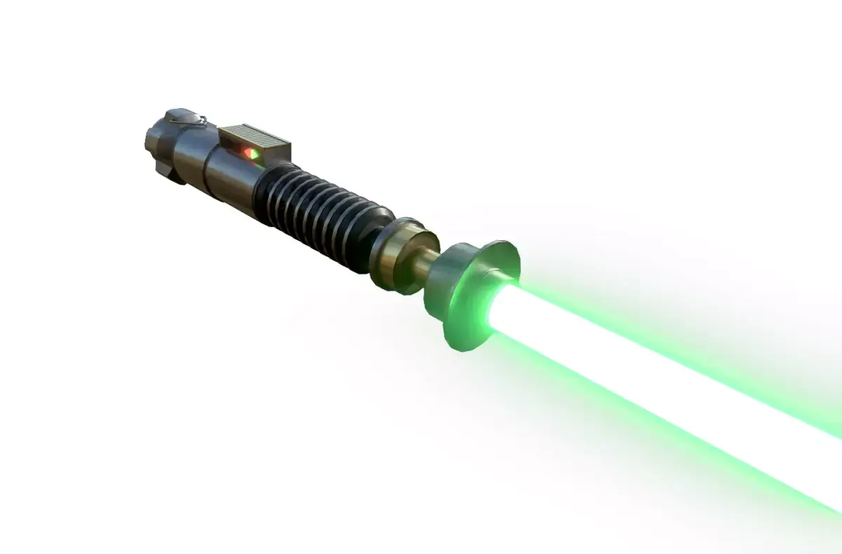 Luke Skywalker Lightsaber Return of the Jedi  Low-poly 3D model