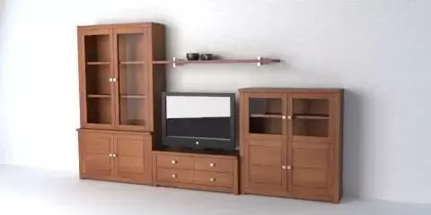 Contemporary living room furniture Free 3D model