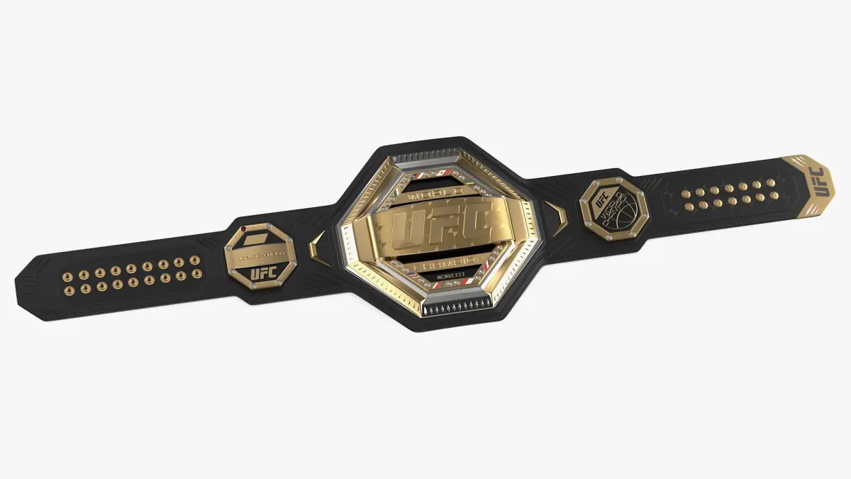 UFC Legacy Championship Belt on Floor 3D model buy