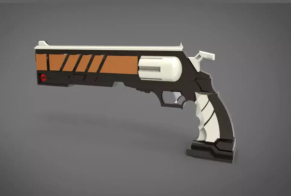 scifi weapon type III 3D print model purchase