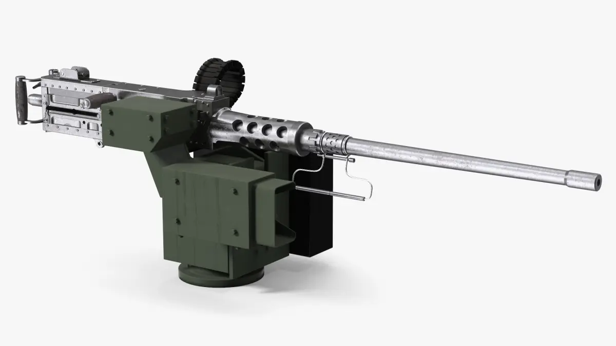 Browning M2 Heavy Machine Gun 3D model