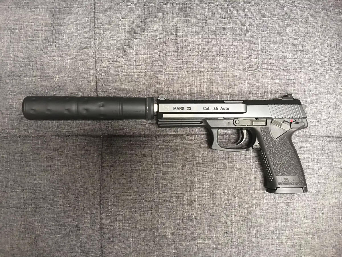 HK Mark 23 Low-poly 3D model
