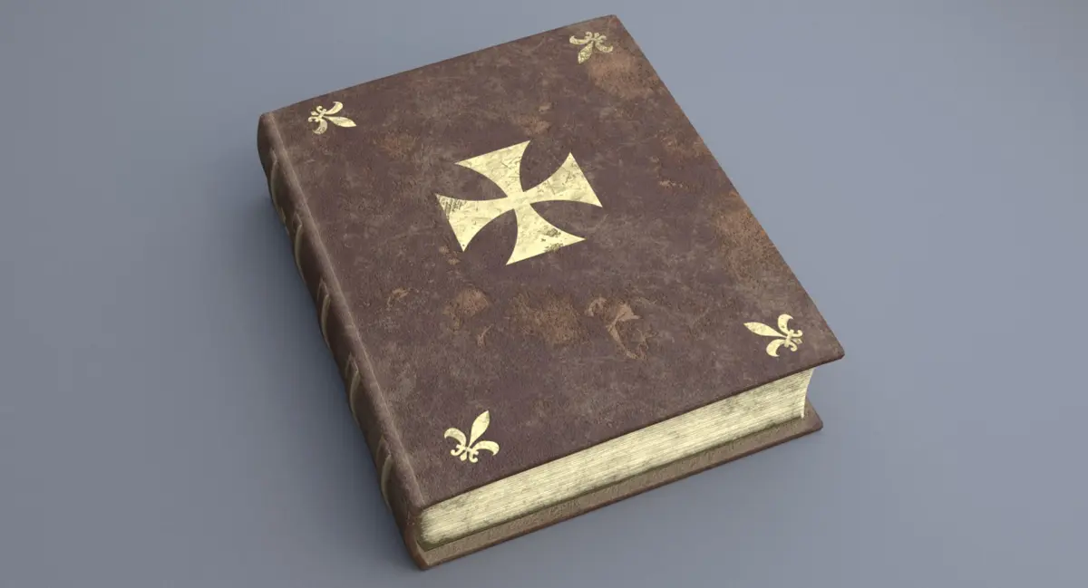 Templars' Book 3D model