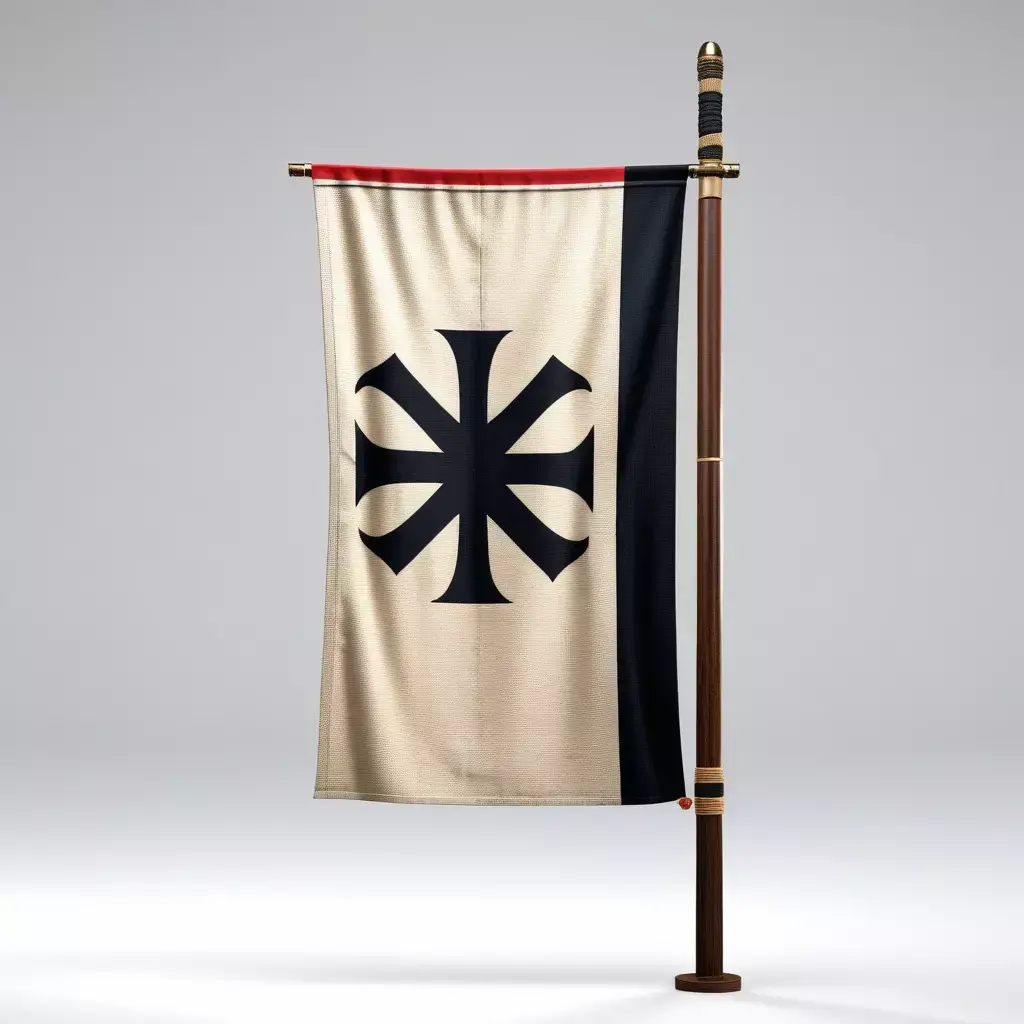 Historical Fantasy War Banner 3D model