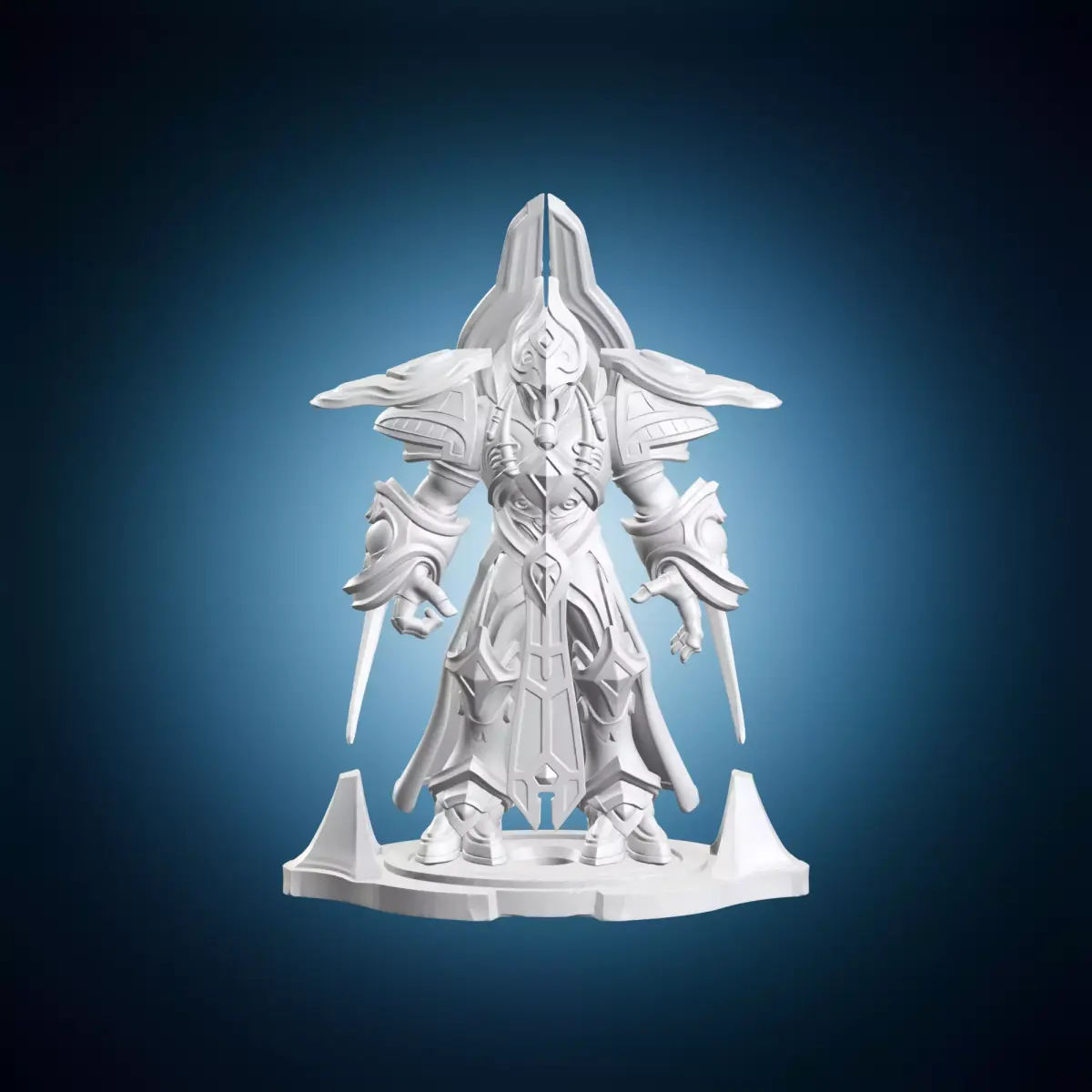 Protoss Zealot Warrior Miniature 3D print model