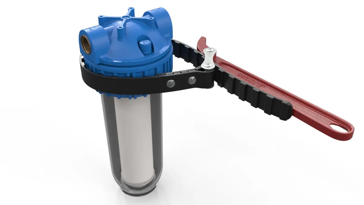Water Filter Housing Strap Wrench 3D model