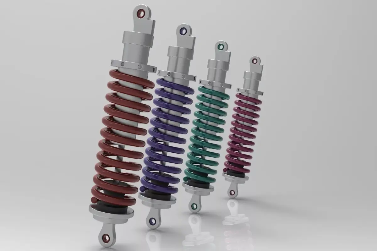 auto shock 3D model
