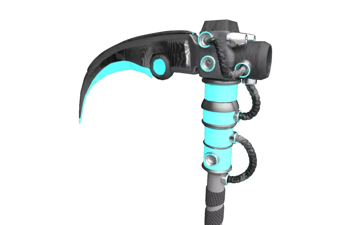 Tech Scikle  Low-poly 3D model