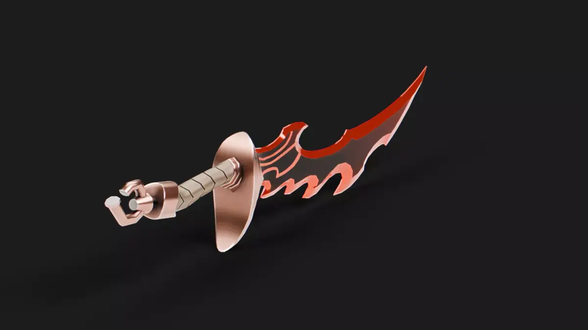 Magical Knight Killer Low-poly 3D model