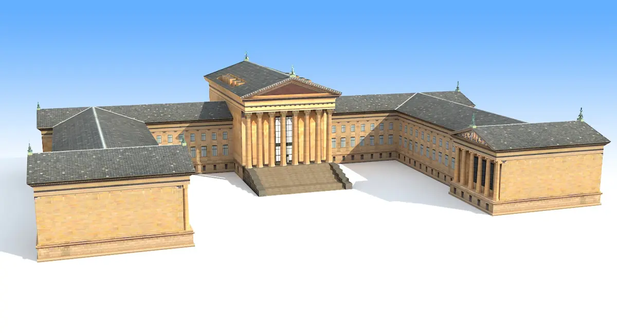 The Philadelphia Museum of Art 3D model