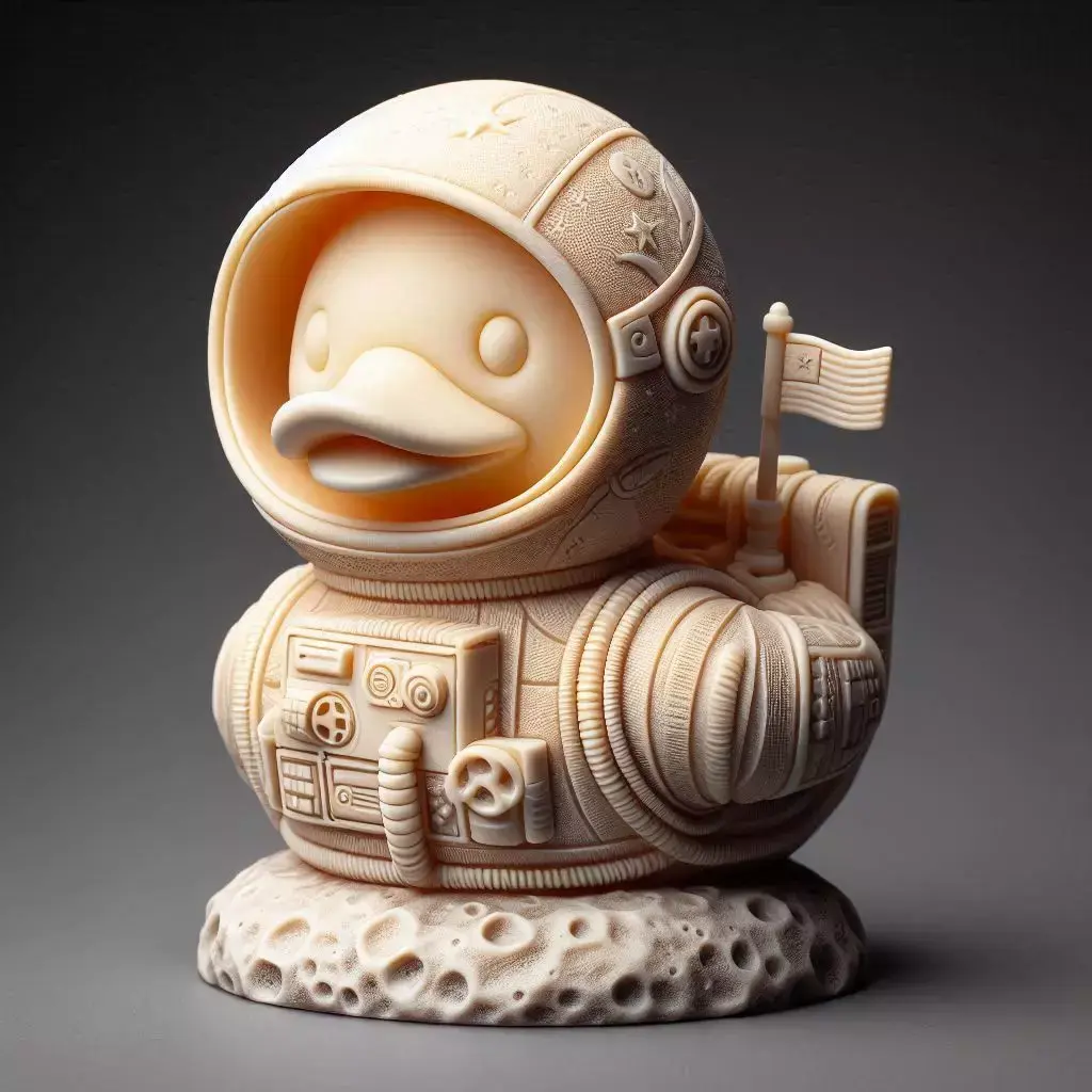 SPACE Duck   The Space Explorer Rubber Duck 3D print model