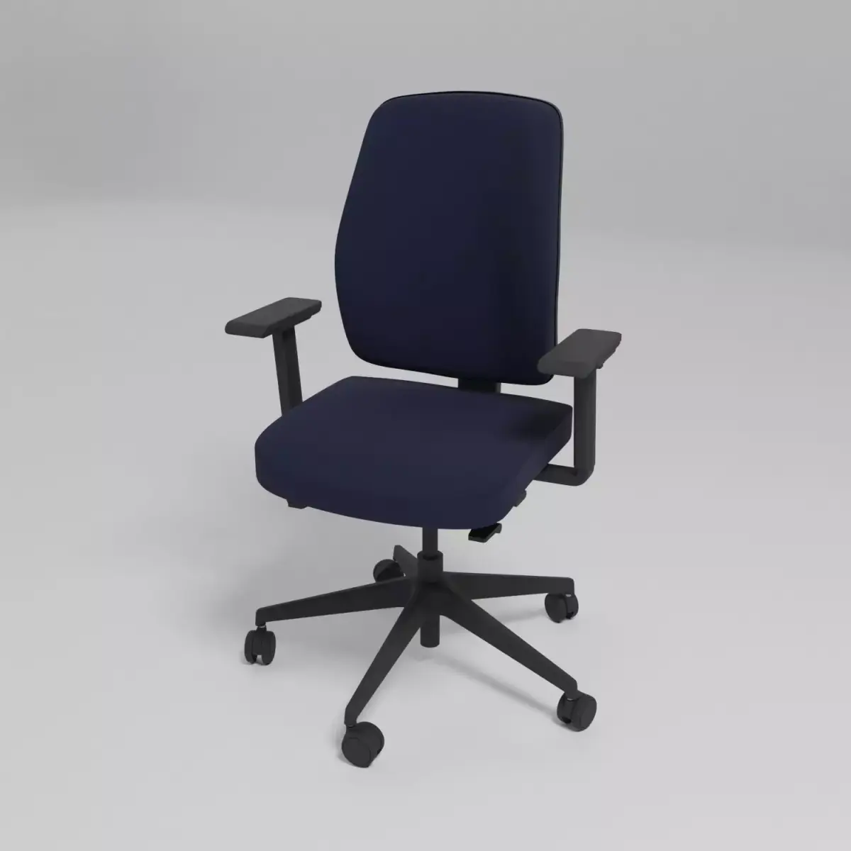 RENYA - Office chair with armrests and castors - Free 3D model
