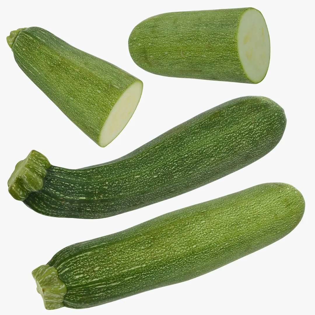 Zucchini Set 02 3D model