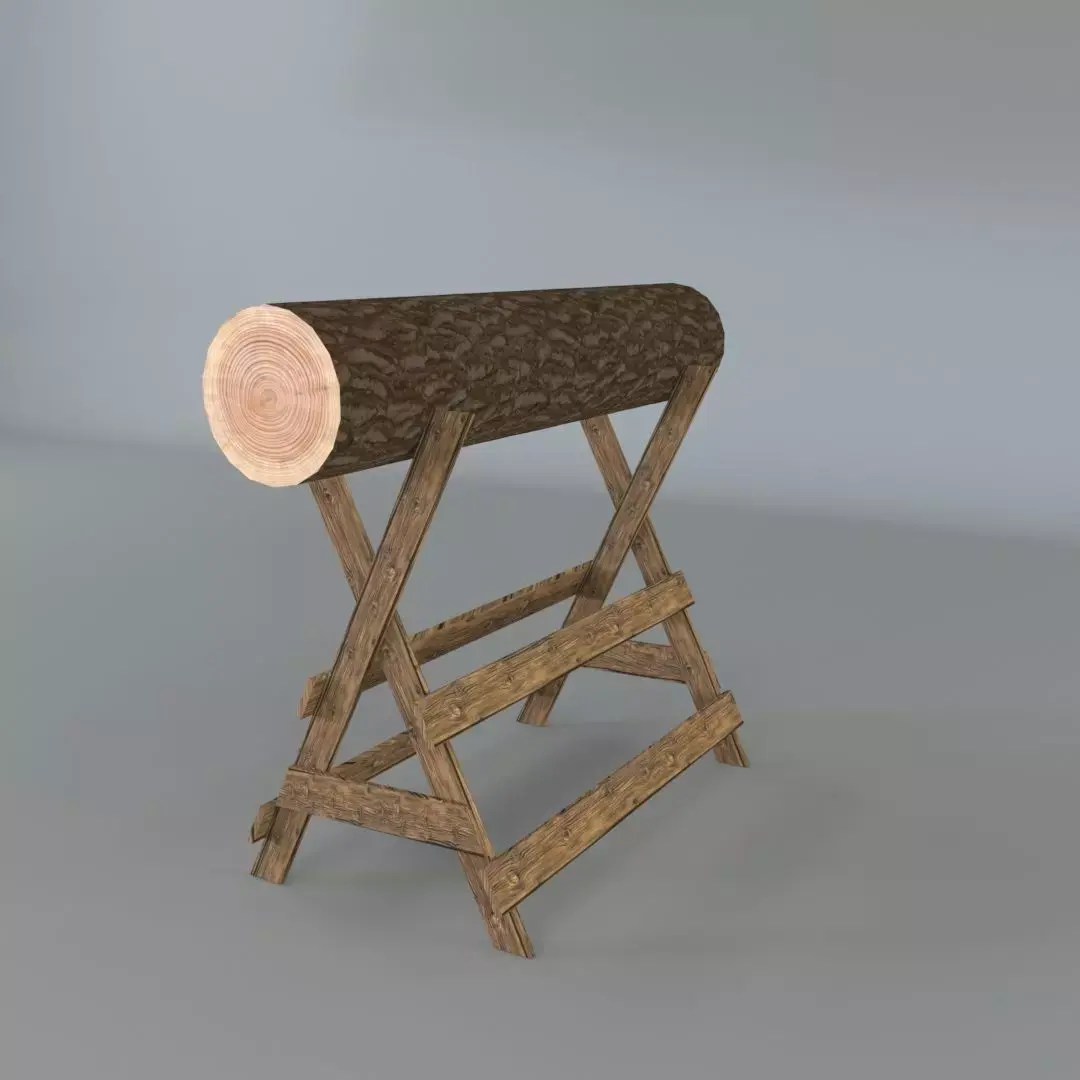 Log Holder 3D model