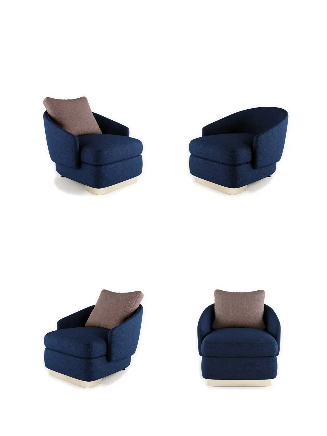 Armchair Corona Render Free 3D model