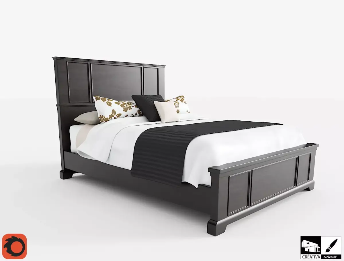 Asian Bedroom Sets Free 3D model