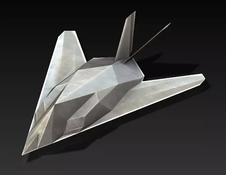 F117 A NightHawk Scifi Airplane - Simple for 3D Printing 3D print model purchase