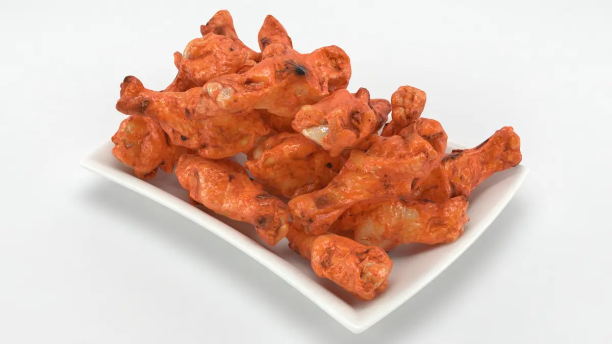 BBQ Chicken Plate 3D model