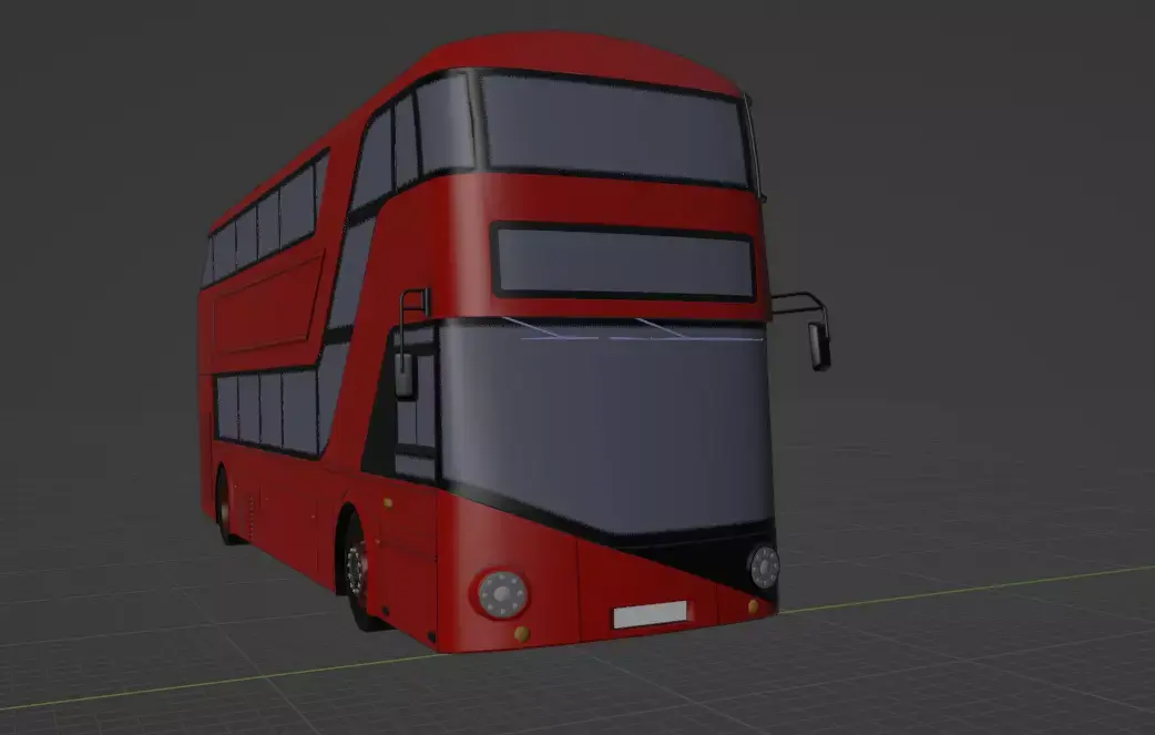 NB4L model double decker bus 3D model