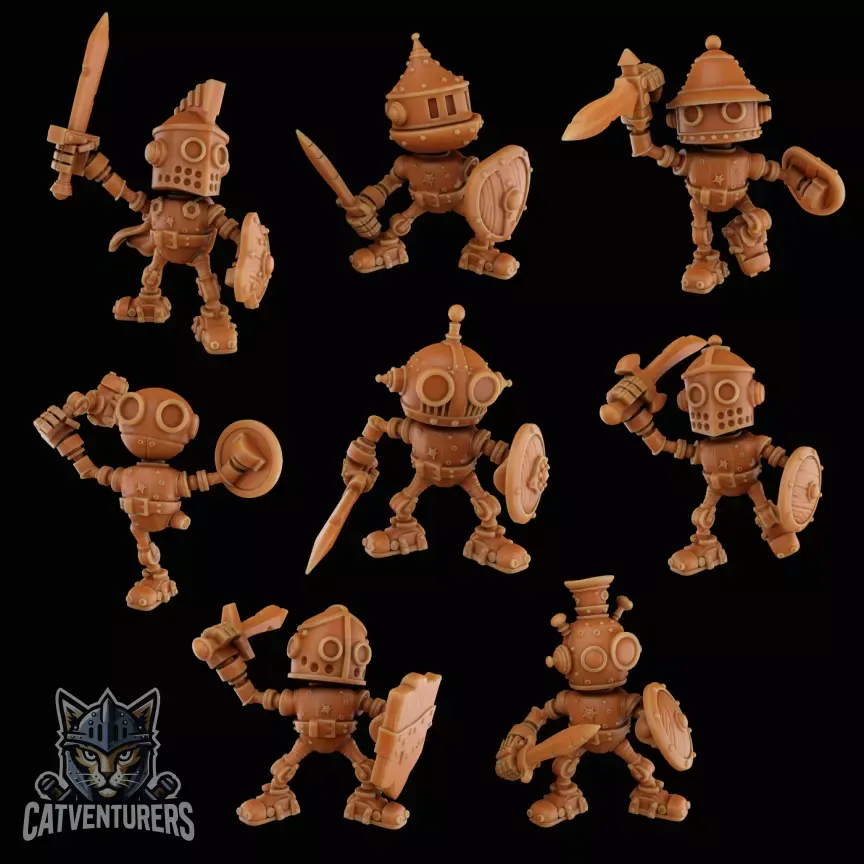 Swordbot Squad 3D print model