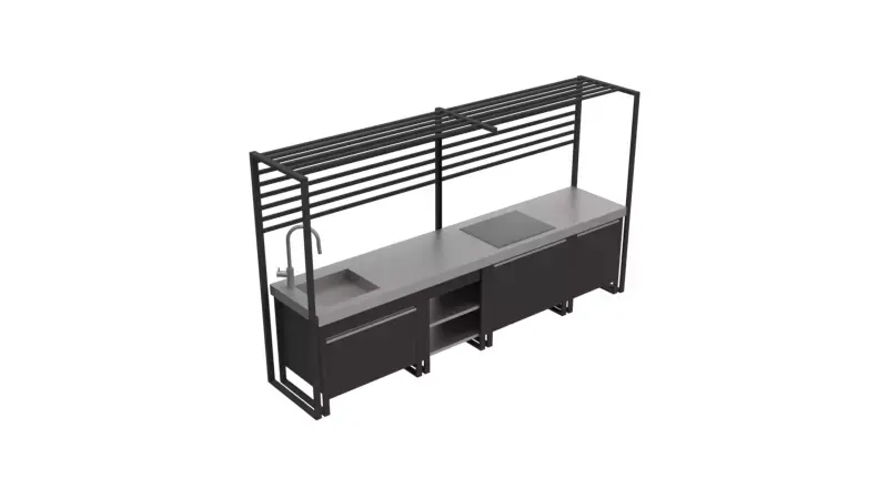Outdoor kitchen Free 3D model