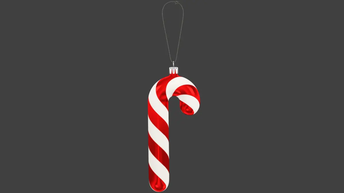 Candy Cane Christmas Tree Toy V1 3D model