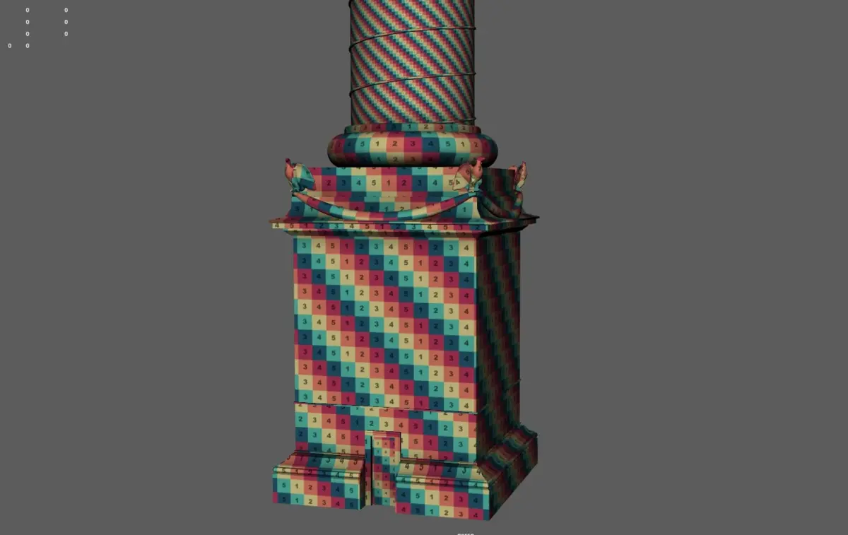 Vendome Column 3D model