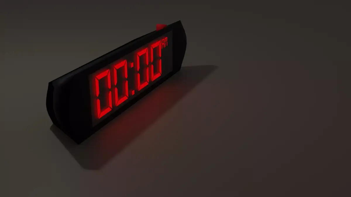 Alarm clock Free low-poly 3D model purchase