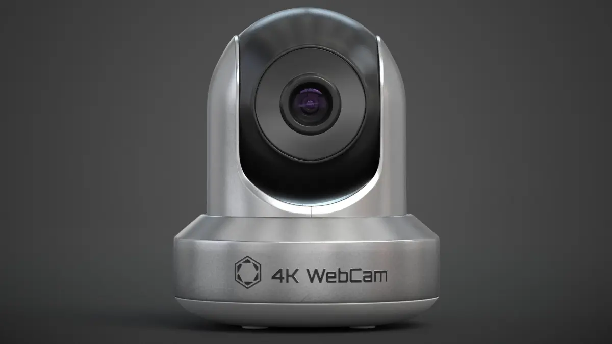 Web Camera 5 Silver 3D model
