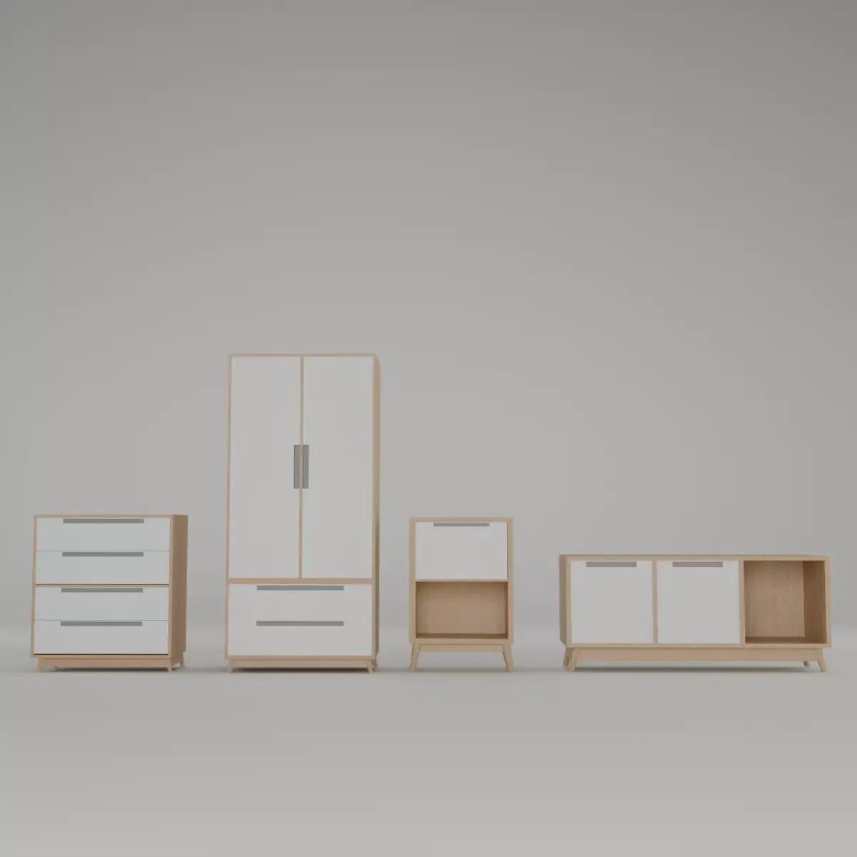 Cabinet  end Closet Furniture  3D model