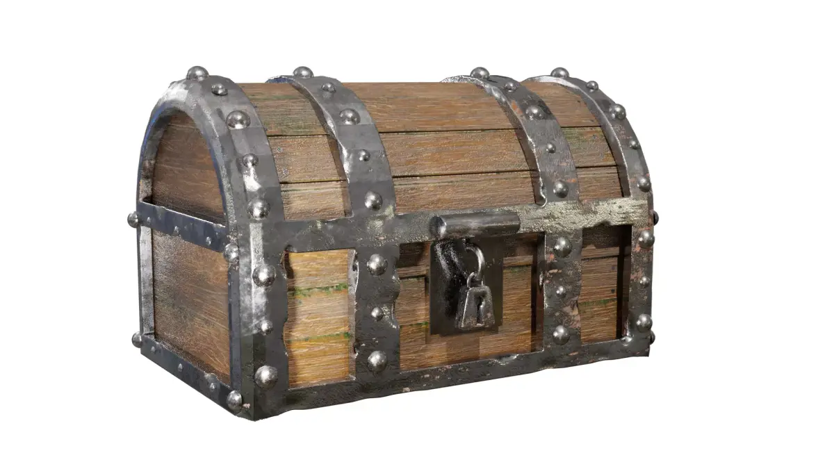 Treasure Chest Free 3D model purchase
