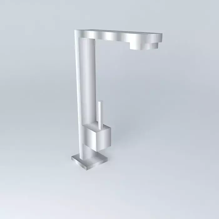 Faucet stainless steel kitchen Free 3D model
