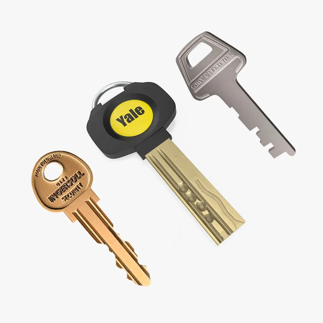 Door Lock Keys Collection 3 3D model