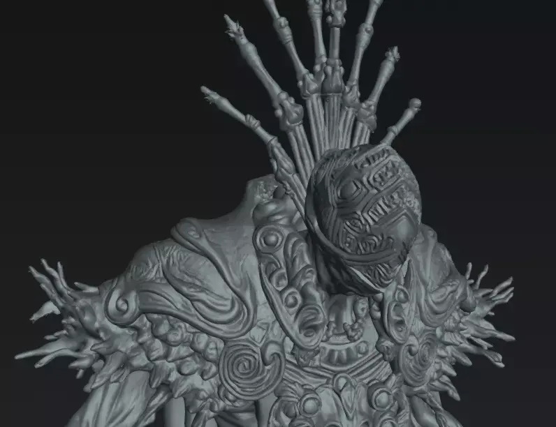 Fantasy Monster STL DnD Tabletop Miniature 3D Print Model 3D print model