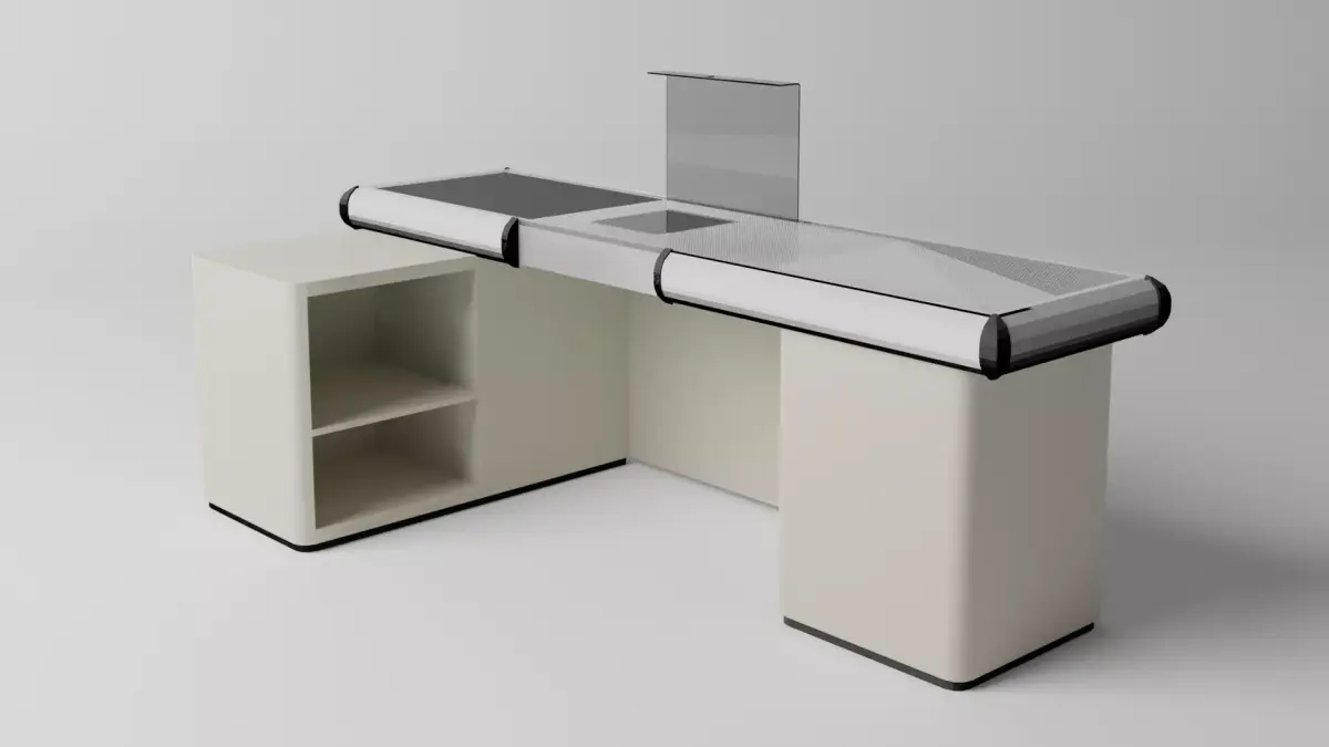 Cashier desk Free 3D model