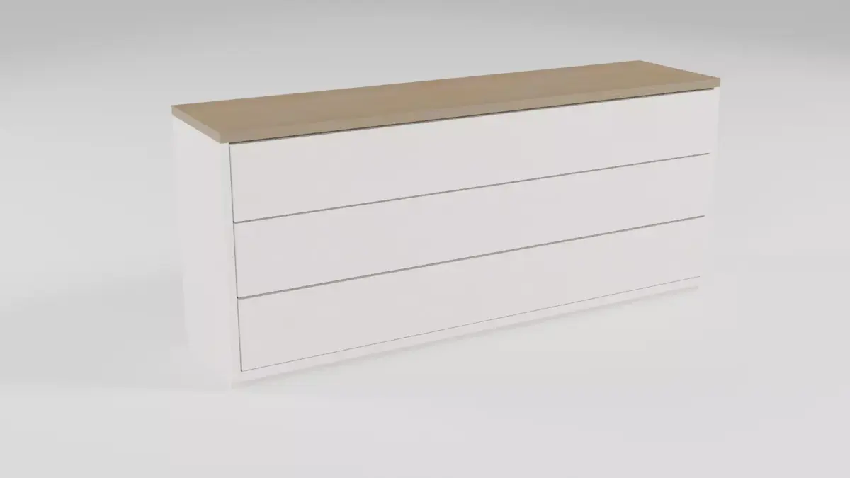 Contemporary wooden sideboard - 007 Free 3D model