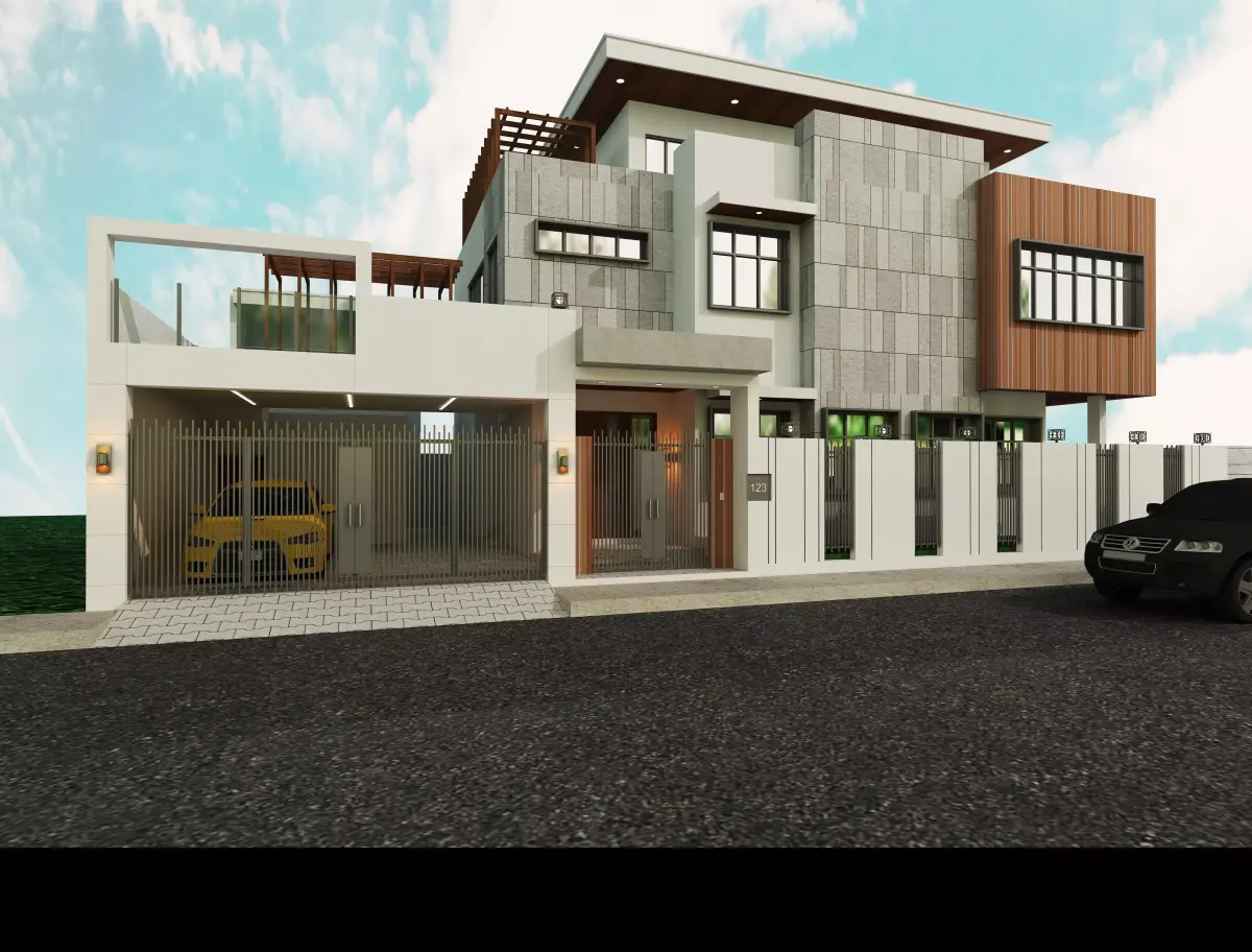 korean villa Free 3D print model
