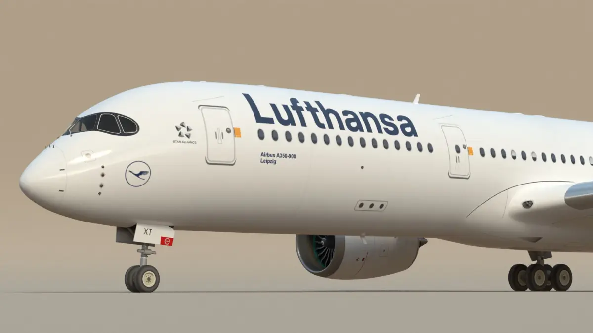 Lufthansa Airbus A350 SC 3D model