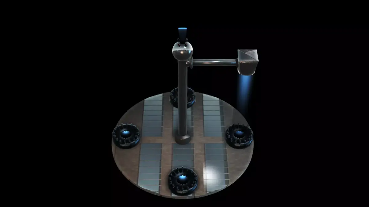 Teleport Station 3D model