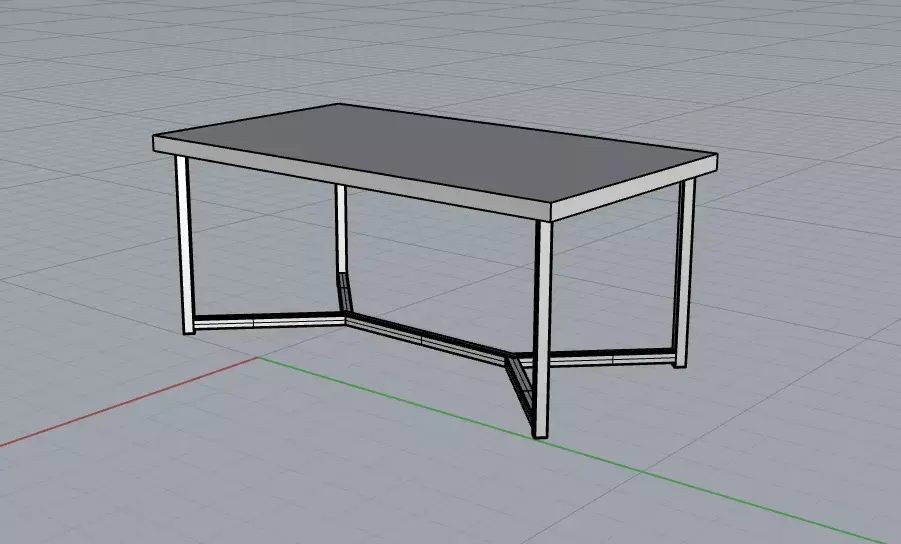 mesa centro Free 3D model purchase