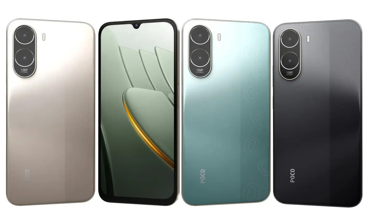 Xiaomi Poco C81 Pro All Colors 3D model